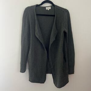 NOT SHY Sweater 100% Cashmere Size small ‎ Duster Open Cardigan Made In France